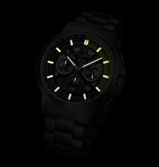 Alpha Sierra Uhr Titan Schwarz - Image 4