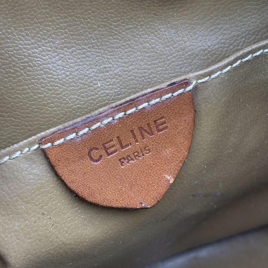 Celine Vintage Stoff-Umhängetasche Triumphe Vintage - Image 5