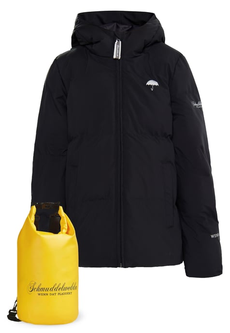 Schmuddelwedda Anorak + Tagesrucksack - SET Mädels schwarz - Image 1