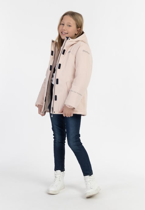 Schmuddelwedda Anorak + Tagesrucksack - SET Mädels pastellrosa - Image 2