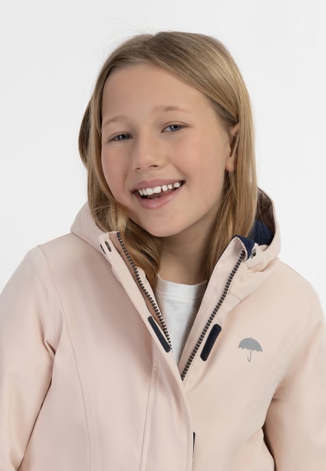 Schmuddelwedda Anorak + Tagesrucksack - SET Mädels pastellrosa - Image 4