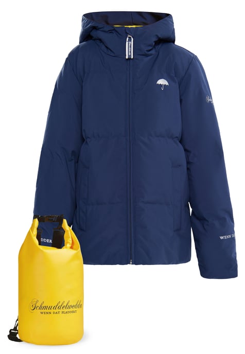 Schmuddelwedda Anorak + Tagesrucksack - SET Mädels Marine - Image 1