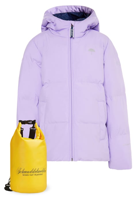 Schmuddelwedda Anorak + Tagesrucksack - SET Mädels Helllavendel - Image 1