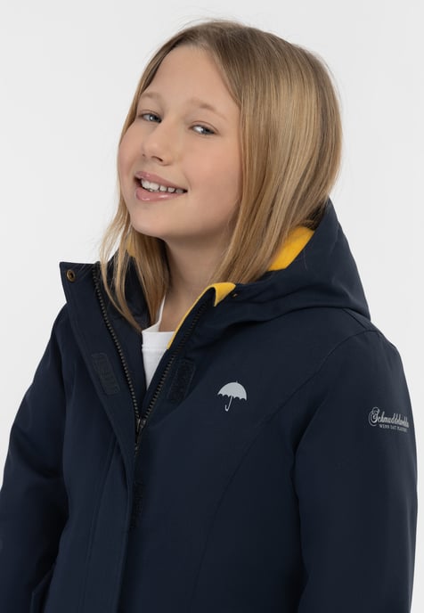 Schmuddelwedda Anorak + Tagesrucksack - SET Mädels Marine - Image 4
