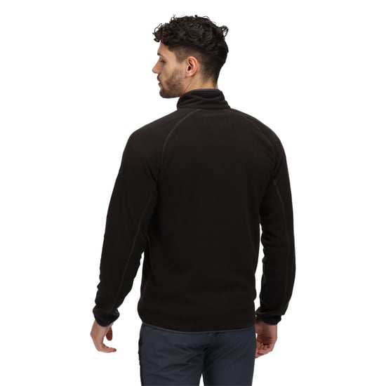 Regatta Herren Hadfield Full Zip Fleece Jacke (Schwarz) - Image 4
