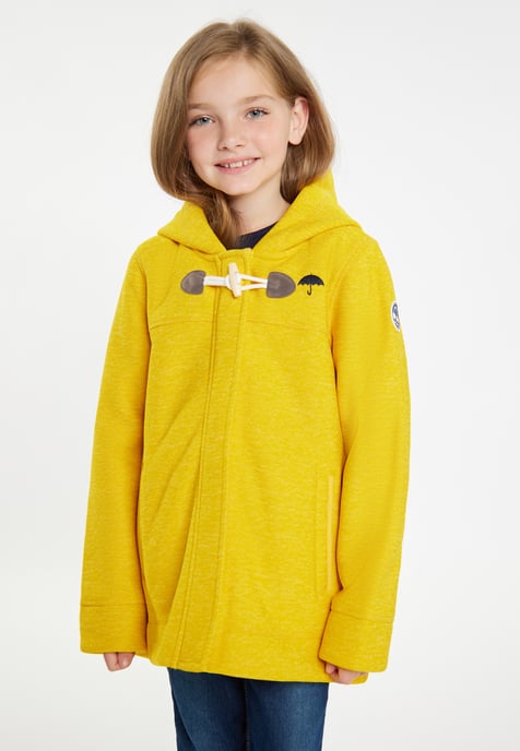 Schmuddelwedda Mantel + Tagesrucksack - SET Mädels Dunkelgelb Melange - Image 5