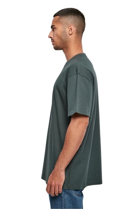 Schweres, übergroßes T-Shirt – Flaschengrün - Image 3