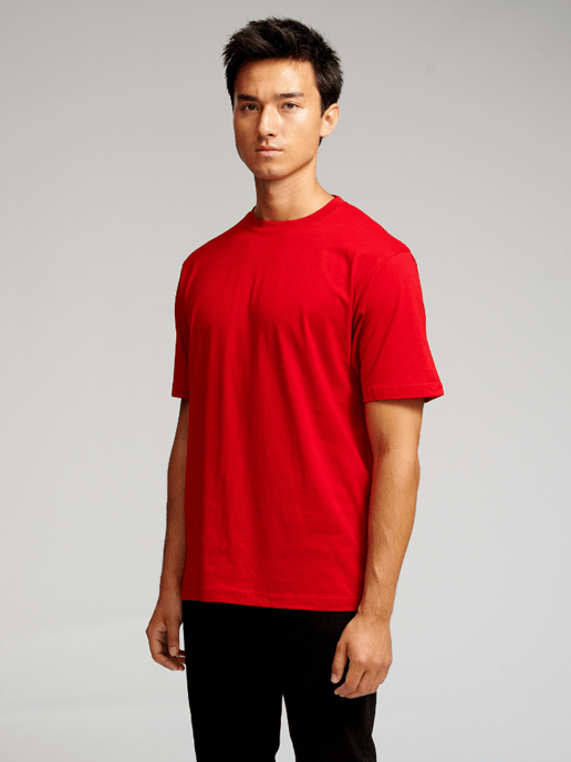 Übergroßes T-Shirt – Rot - Image 6
