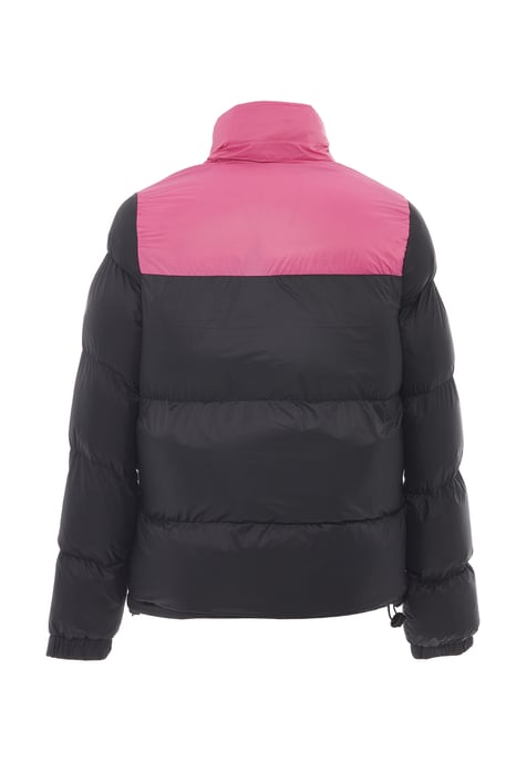 Mymo Wattierte Steppjacke Damen schwarz rosa - Image 4