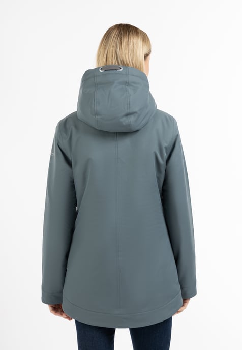 Schmuddelwedda Winterjacke aus recyceltem Polyester Damen blaugrau - Image 4