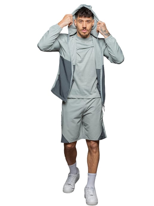Kruze | Herren Gewebe 3-teiliger Satz - T-Shirt/Jacke/Shorts - Image 4