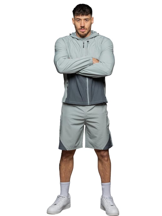 Kruze | Herren Gewebe 3-teiliger Satz - T-Shirt/Jacke/Shorts - Image 5