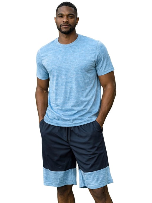 Kruze | Herren Jerseyt-Shirt & Shorts Set - Image 3