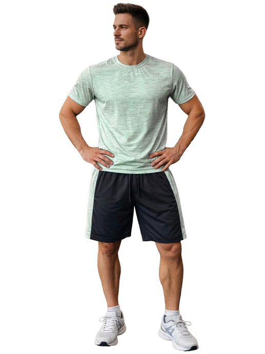 Kruze | Herren Jersey T-Shirt und Shorts Set - Image 3