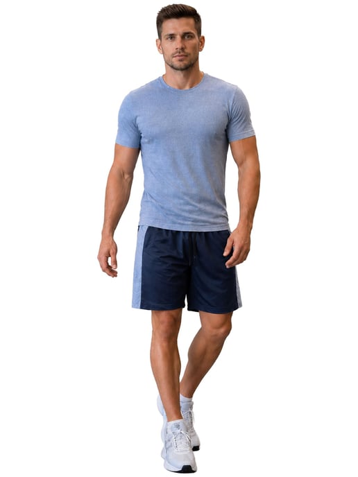Kruze | Herren Jersey T-Shirt- und Shorts-Set - Image 3