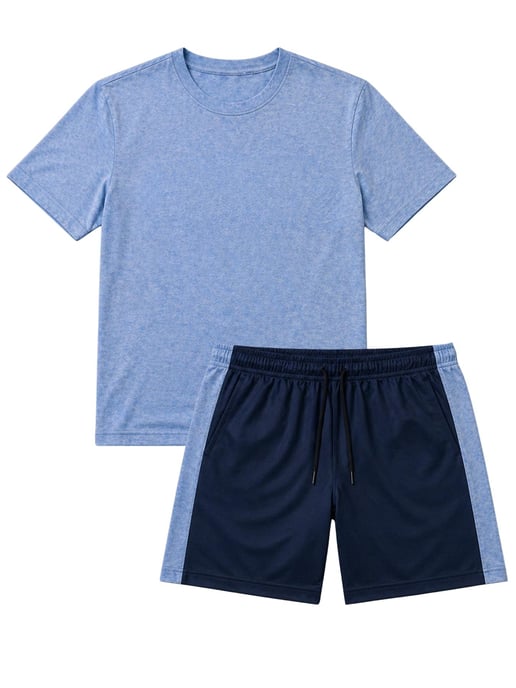 Kruze | Herren Jersey T-Shirt- und Shorts-Set - Image 5