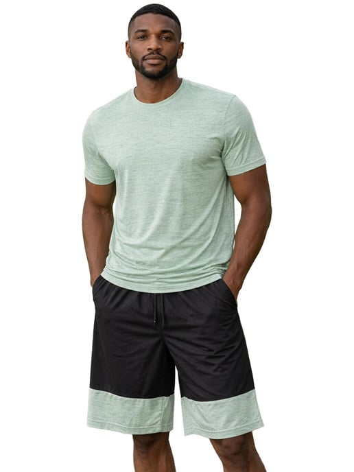 Kruze | Herren Jersey T-Shirt und Shorts Set - Image 3