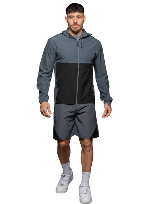 Kruze | Herren Gewebtes 3-Teiliges Set - T-Shirt/Jacke/Shorts - Image 4