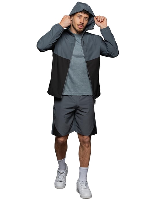 Kruze | Herren Gewebtes 3-Teiliges Set - T-Shirt/Jacke/Shorts - Image 5
