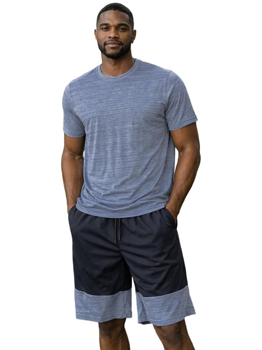Kruze | Herren Jersey T-Shirt und Shorts Set - Image 3