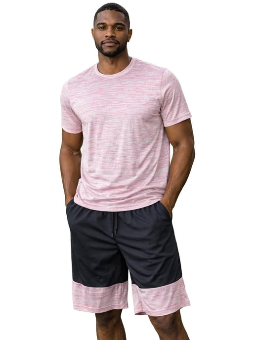 Kruze | Herren Jersey T-Shirt- und Shorts-Set - Image 3