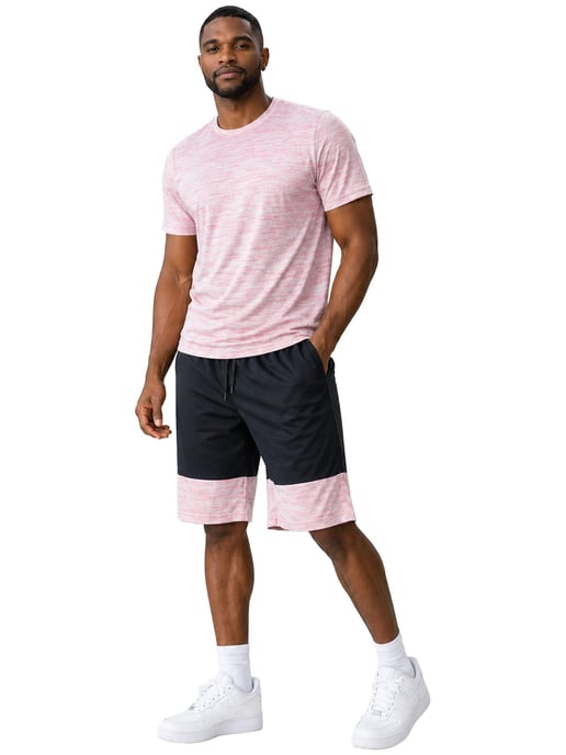 Kruze | Herren Jersey T-Shirt- und Shorts-Set - Image 4