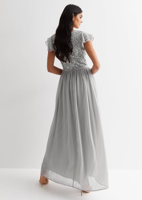 Maxikleid mit silbernen Verzierungen - Image 4