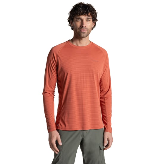 Craghoppers - T-Shirt für Herren, Nosilife, SolarShield+, Langärmlig (Dunkle Sahara) - Image 3