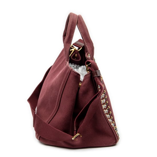 Medium Rhinestone Canapa Tote Schultertasche - Image 4