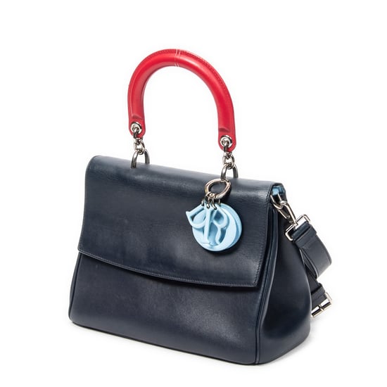 Small Tricolor Be Dior Flap Schultertasche - Image 2