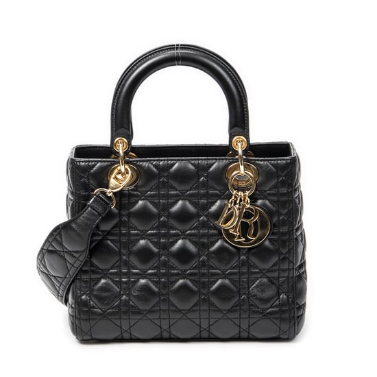 Medium Lady Dior Zip Schultertasche - Image 1