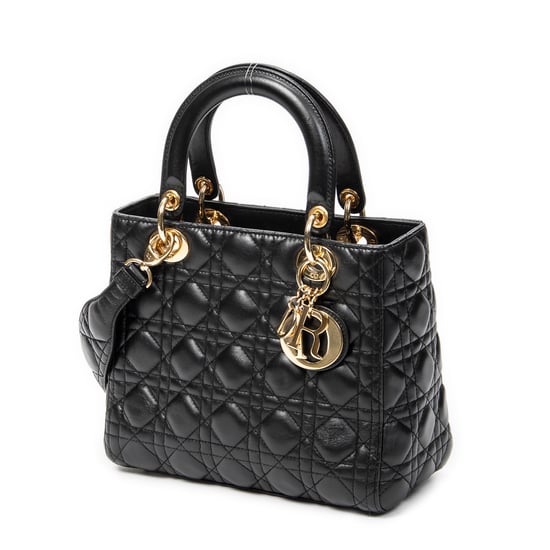 Medium Lady Dior Zip Schultertasche - Image 2