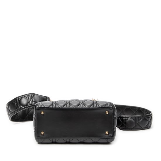 Medium Lady Dior Zip Schultertasche - Image 6