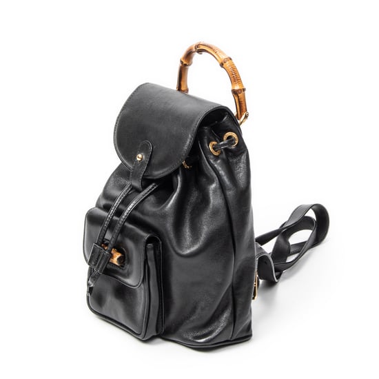 Mini Bamboo Backpack Rucksack - Image 2