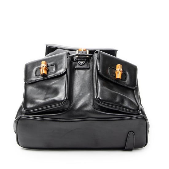 Large Bamboo Backpack   Rucksack - Image 6