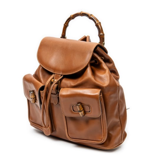 Large Bamboo Backpack   Rucksack - Image 2