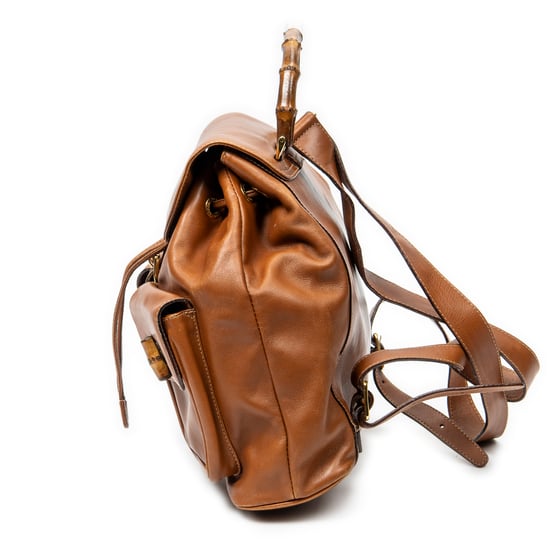 Large Bamboo Backpack   Rucksack - Image 3