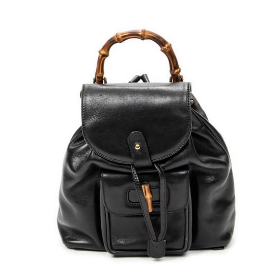 Mini Bamboo Backpack Rucksack - Image 1