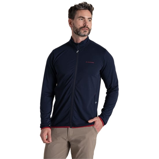 Craghoppers - "Copthorne" Fleecejacke für Herren, Durchgehender Reißverschluss, Nosilife, Emblem (Marineblau) - Image 3