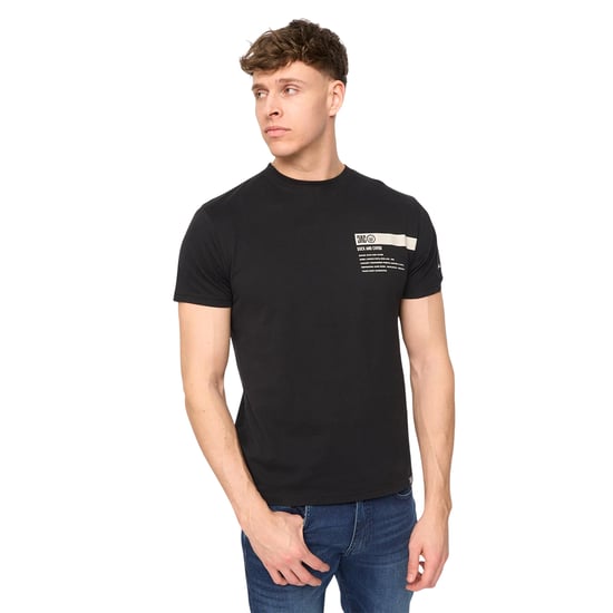 Duck and Cover - "Tatick" T-Shirt für Herren, Angerauhte Baumwolle (Schwarz) - Image 3