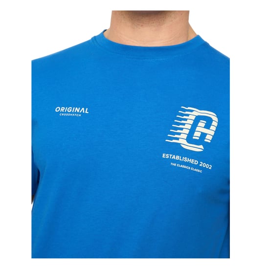 Crosshatch - "Morville" T-Shirt für Herren, Baumwolle (Königsblau) - Image 2