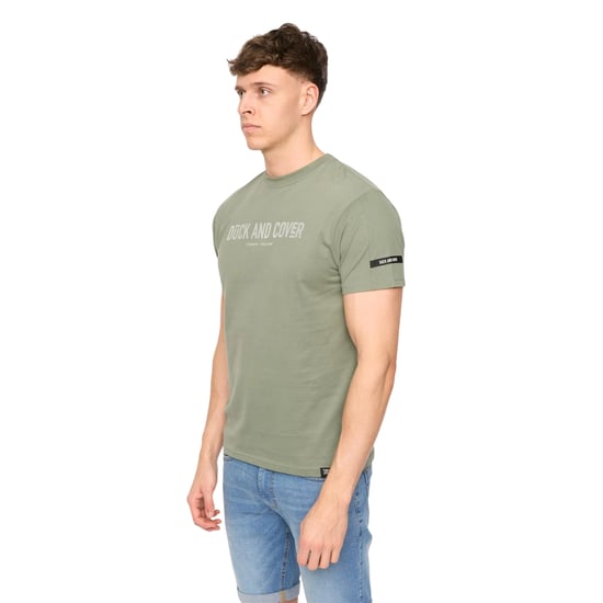 Duck and Cover - "Walpole" T-Shirt für Herren (Oliv) - Image 3