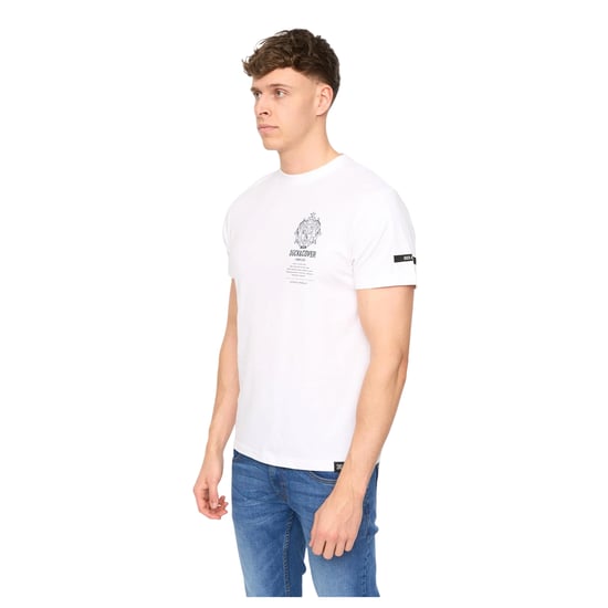 Duck and Cover - "Stoneham" T-Shirt für Herren, Angerauhte Baumwolle (Weiß) - Image 3