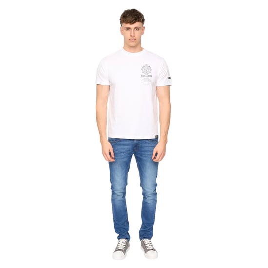 Duck and Cover - "Stoneham" T-Shirt für Herren, Angerauhte Baumwolle (Weiß) - Image 4
