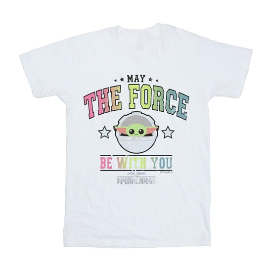 Star Wars - "The Mandalorian The Force" T-Shirt für Mädchen (Weiß) - Image 1