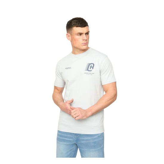 Crosshatch - "Morville" T-Shirt für Herren, Baumwolle (Hellblau) - Image 1