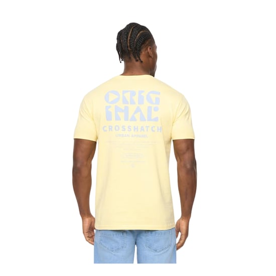 Crosshatch - "Wellmoores" T-Shirt für Herren (Gelb) - Image 2