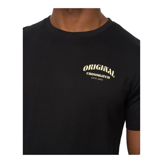 Crosshatch - "Labstock" T-Shirt für Herren (Schwarz) - Image 2