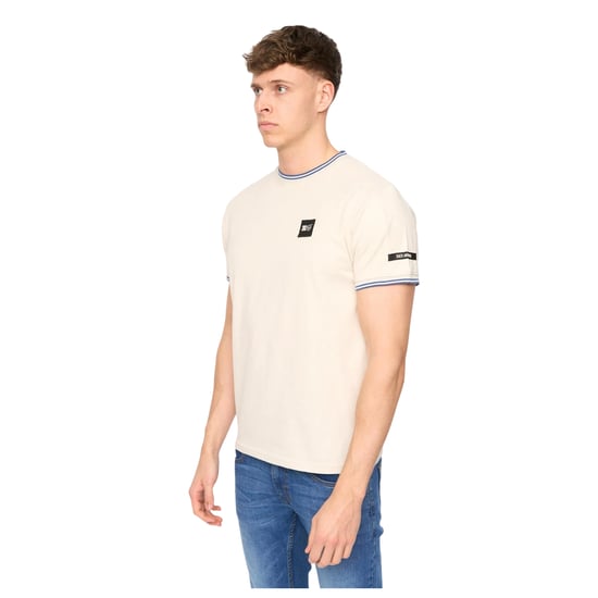 Duck and Cover - "Wrentham" T-Shirt für Herren, Baumwolle (Steinfarben) - Image 3