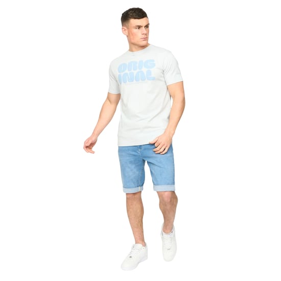 Crosshatch - "Transflate" T-Shirt für Herren (Hellblau) - Image 3